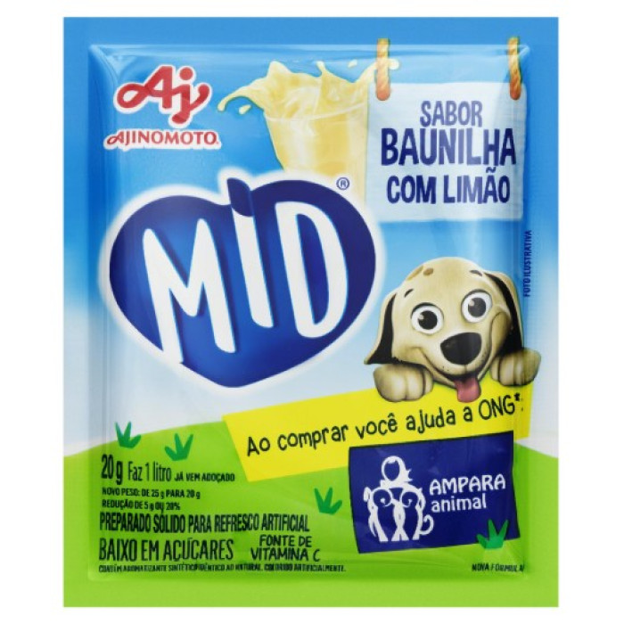 BEVANDA ISTANTANEA MID VANIGLIA CON LIMONE 20gr