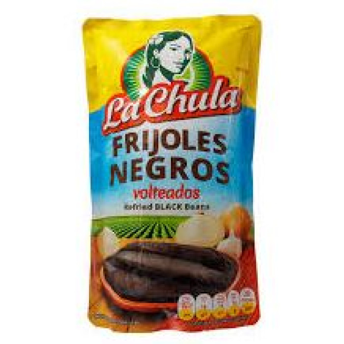 FRIJOLES VOLTEADO NEGROS LA CHULA 400gr